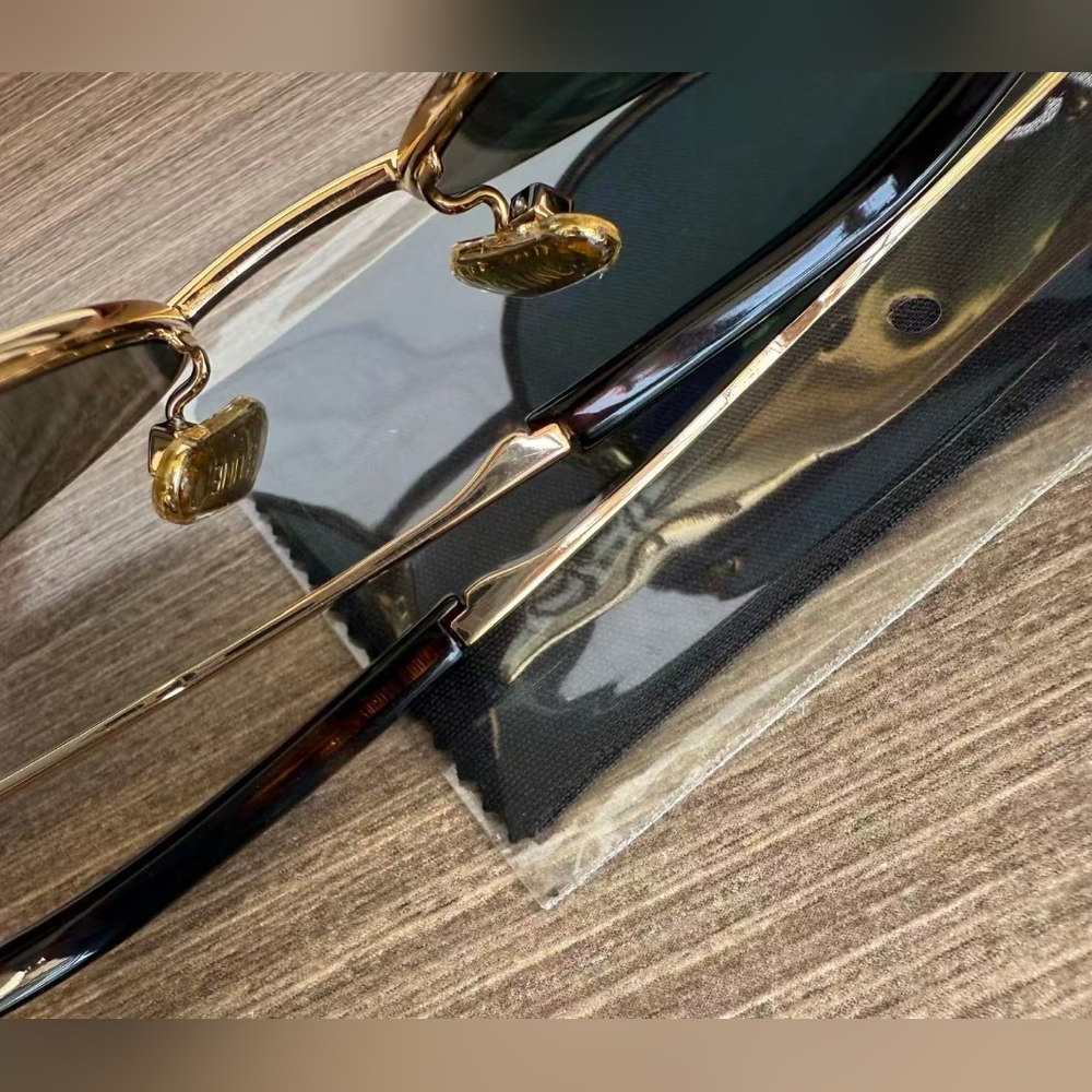 Celine Triomphe Gold Metal Sunglasses - Picture 8 of 13